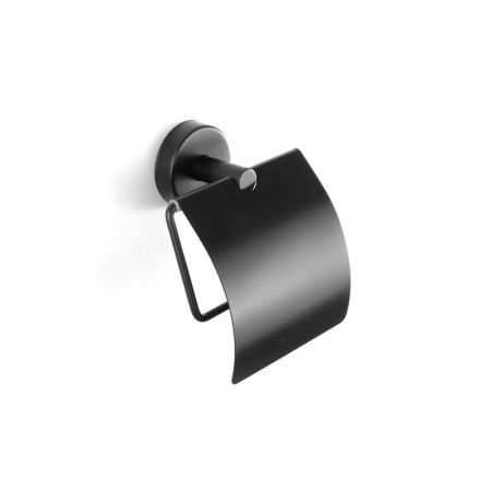 Colectia Uno - Suport rolă hârtie igienică 140355 NERO OPACO UNO