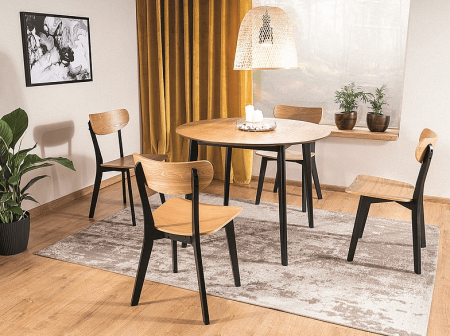 NOUTATI - Masa Tacoma stejar – d100xh75 cm