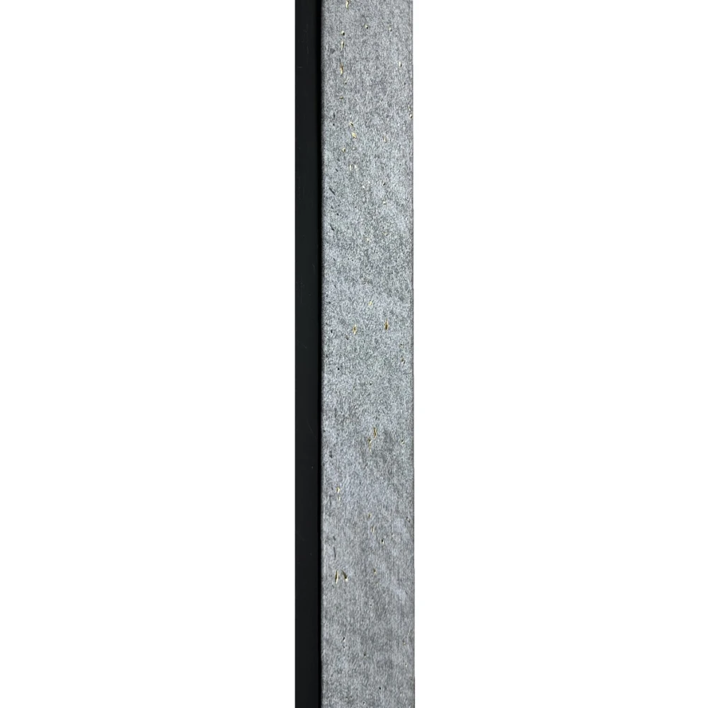 Riflaje decorative PVC - Terminatie Riflaj decorativ,dreapta, gri, 63.6 mm