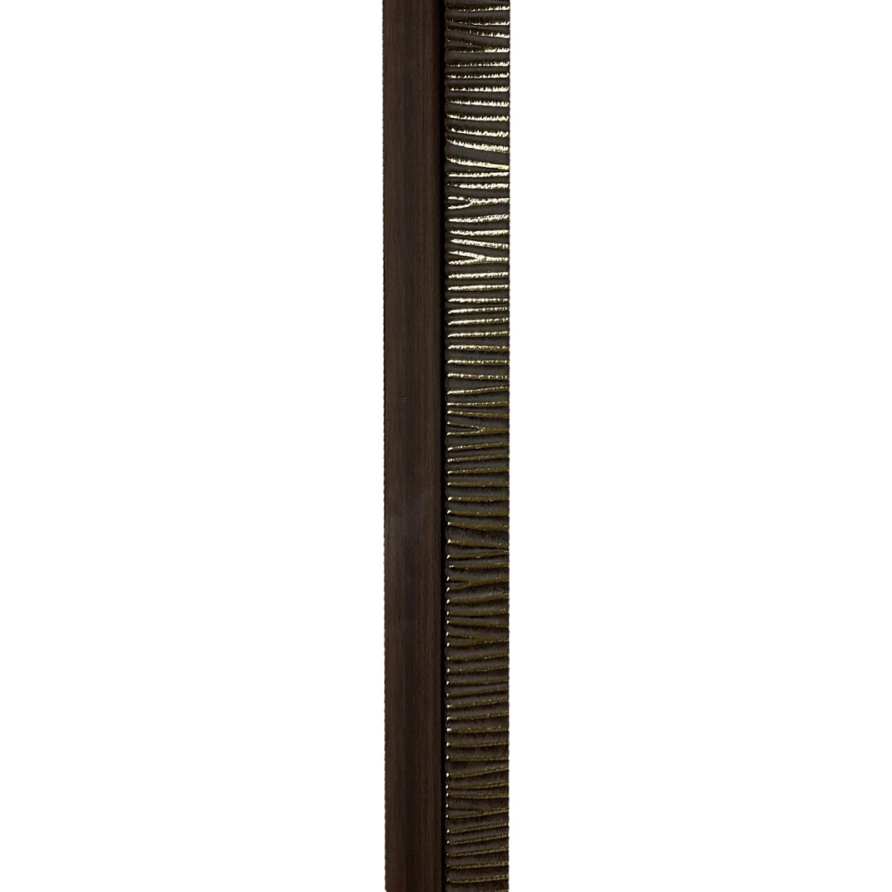 Riflaje decorative PVC - Terminatie Riflaj decorativ, dreapta, maro, 63,4 mm