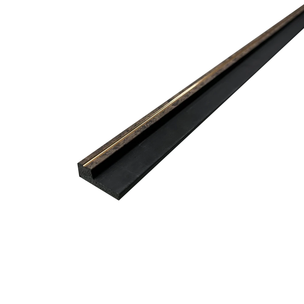 Terminație riflaj decorativ, maro, dreapta, 30,7 mm [1]
