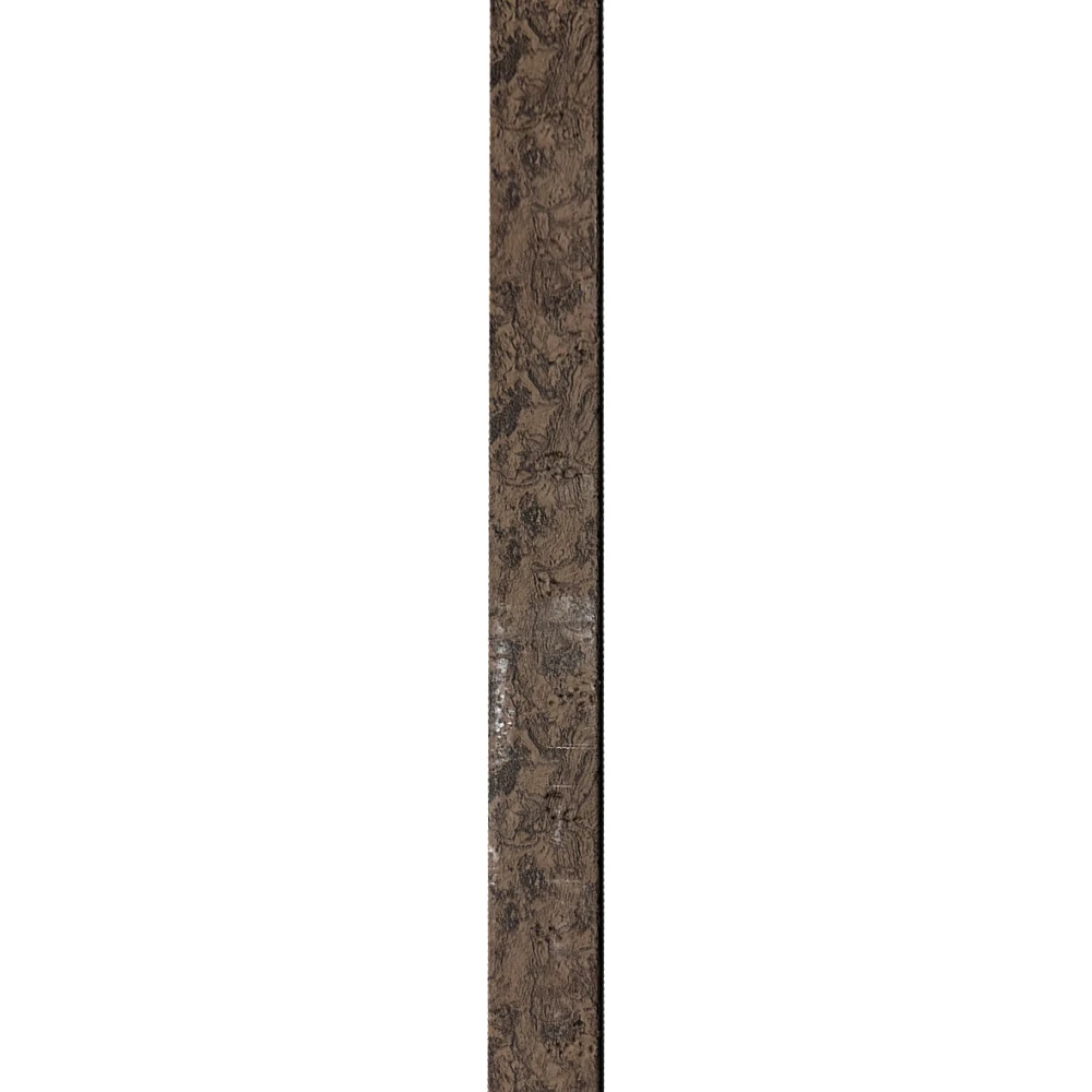 Riflaje decorative PVC - Terminatie Riflaj decorativ, maro, stanga, 29.5 mm
