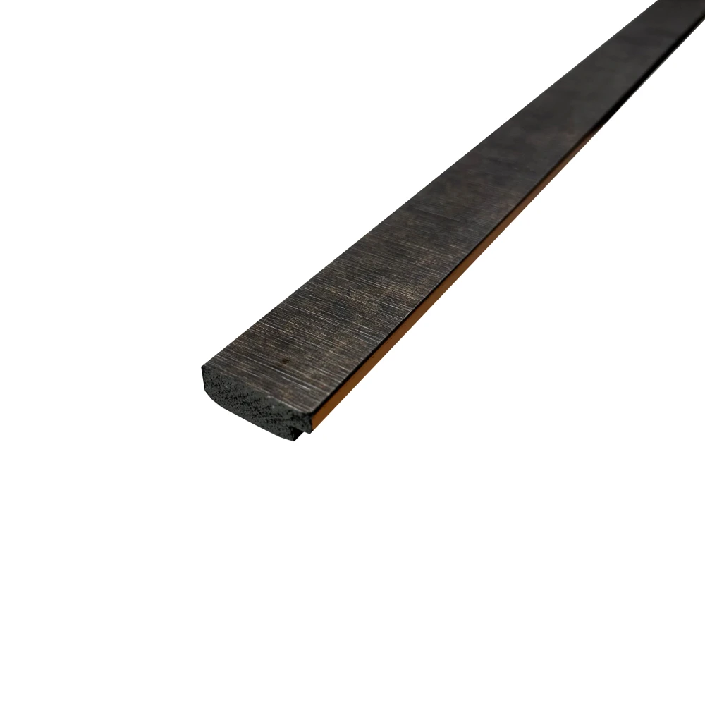 Terminație riflaj decorativ, nuanțe de maro, 34.1 mm [1]