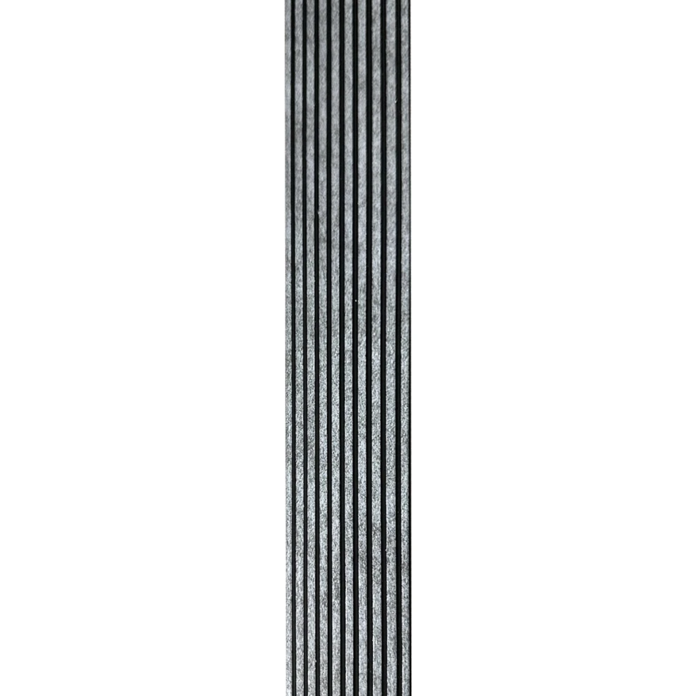 Riflaje decorative PVC - Terminatie Riflaj decorativ,stanga, gri, 48.1 mm