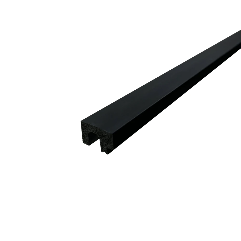Terminatie Riflaj decorativ, stanga, negru, 33,9 mm [1]