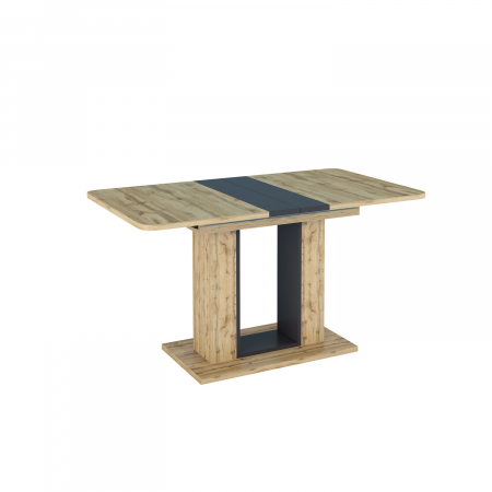 NOUTATI - Masa Extensibila Twins Stejar – l80 x h76 x L120-160 cm