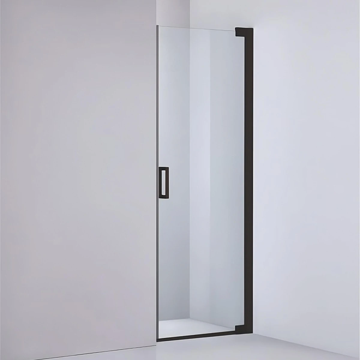 Ușă Batantă Duș - Ușă duș batantă WST 03 - sticla securizata + profil negru