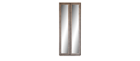 Corpuri de mobilier din lemn - Vitrină VANCOUVER GLASS CABINET 80 – 80 × 43 × 210 cm, Oak B/C