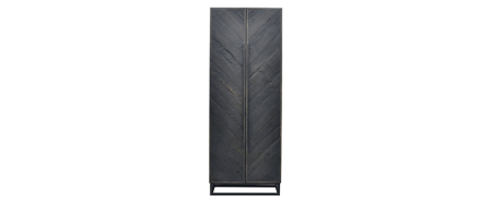 Corpuri de mobilier din lemn - Dulap VANCOUVER – 80 × 43 × 210 cm, Rustical Oak