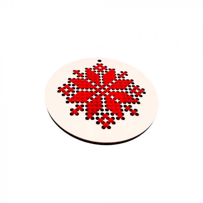 Baza blank cerc, model traditional cu gauri pentru brodat, 10cm [2]