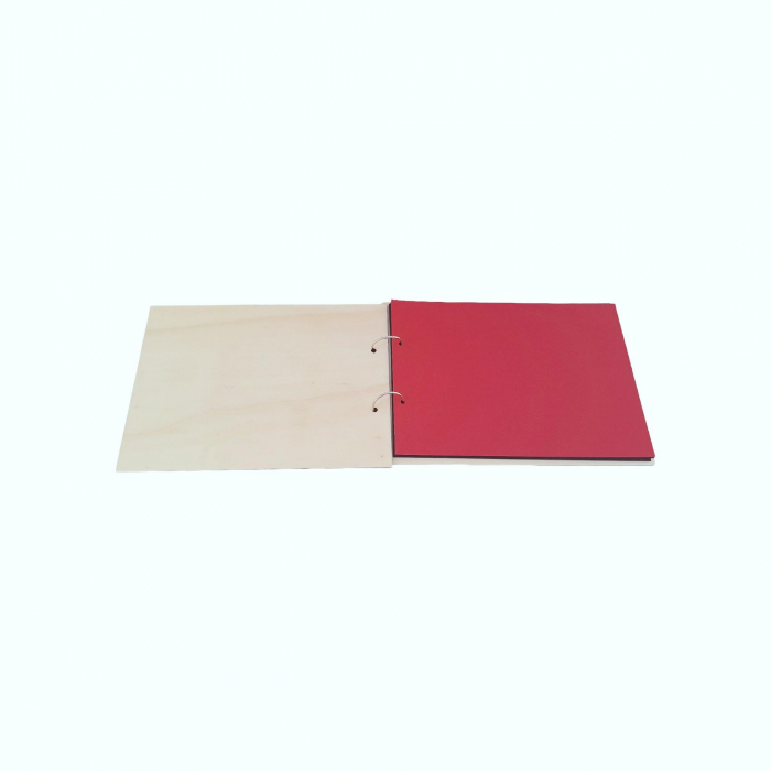 Coperti din lemn - guestbook personalizat - model coronita [5]