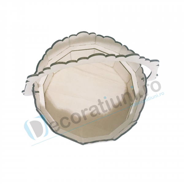 Cutie decorativa din lemn - model Galeata [5]