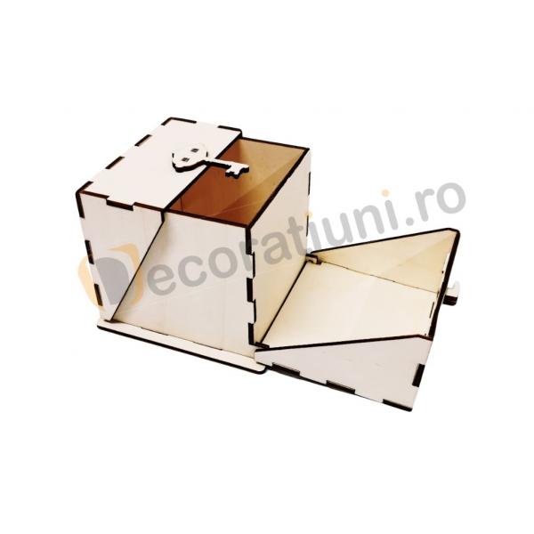 Cutie din lemn ornamentala - model Treasure [5]