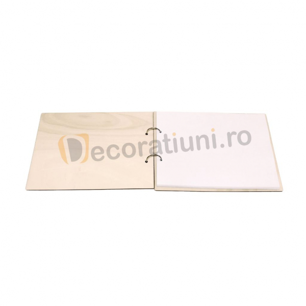 Guestbook din lemn personalizat, guestbook nunta - model caleasca [3]