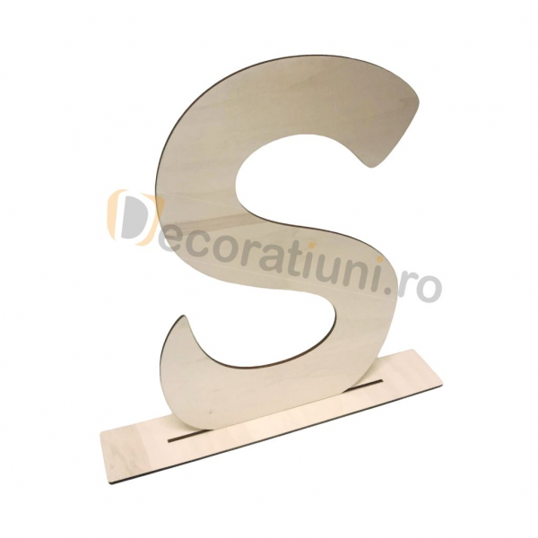 Litere decorative din lemn - model Big Letters [3]