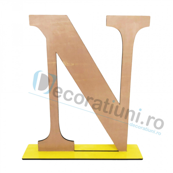 Litere decorative din lemn - model Big Letters [7]
