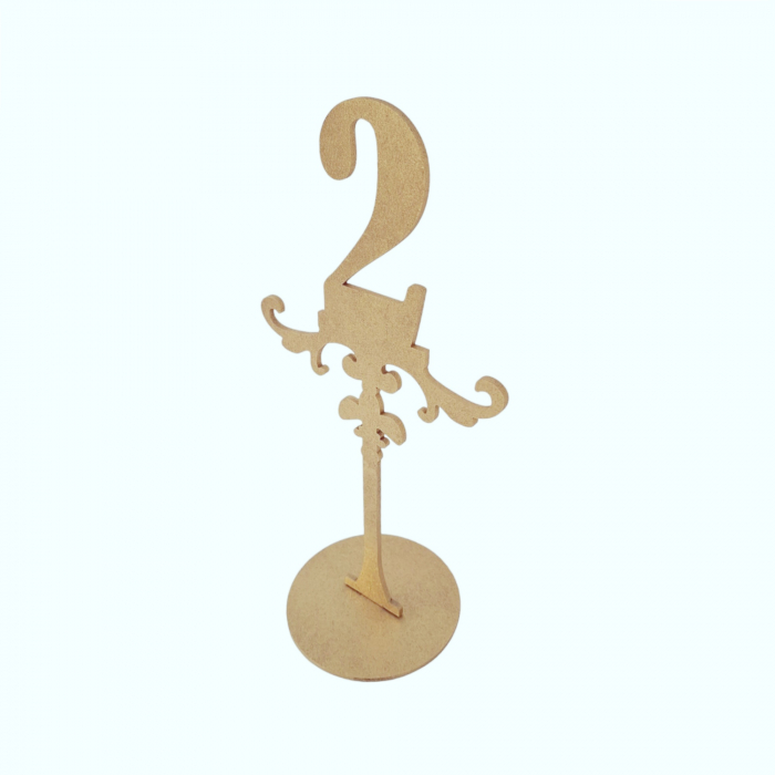 Numar de masa pentru evenimente, auriu, 25cm [4]