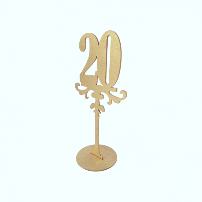 Numar de masa pentru evenimente, auriu, 25cm [2]