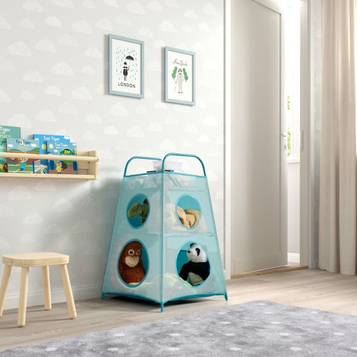 Organizator pentru jucarii turcuaz - L52 x l52 x H82 [5]