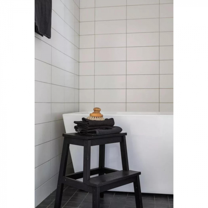 Inaltator cu 2 trepte din lemn de fag, negru, 43x39x50cm [10]