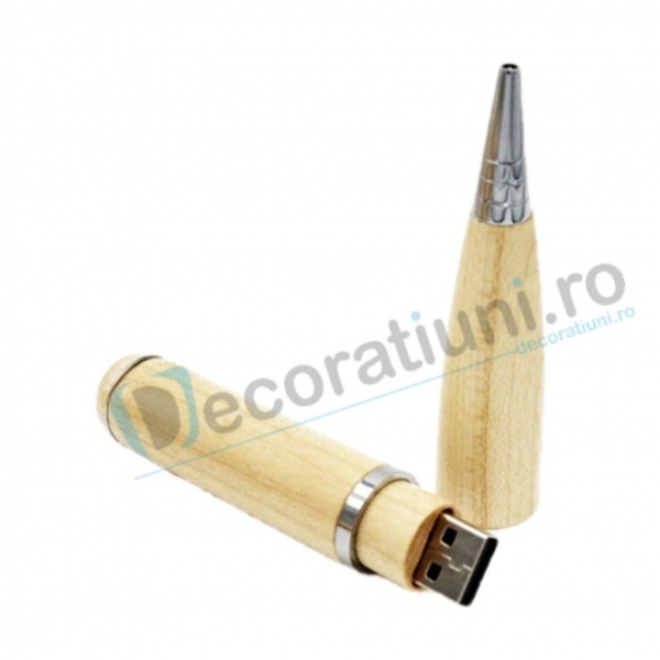 Stick usb pix din lemn si cutie personalizata [3]