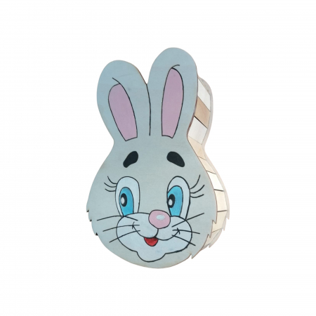 Cutie din lemn pentru cadou de paste - model iepuras [1]