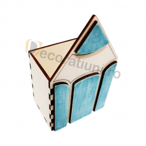 Organizator birou din lemn - model creion [1]