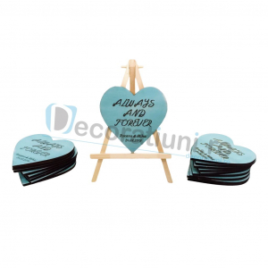 Marturie din lemn cu magnet pentru nunta - model SweetHeart [5]