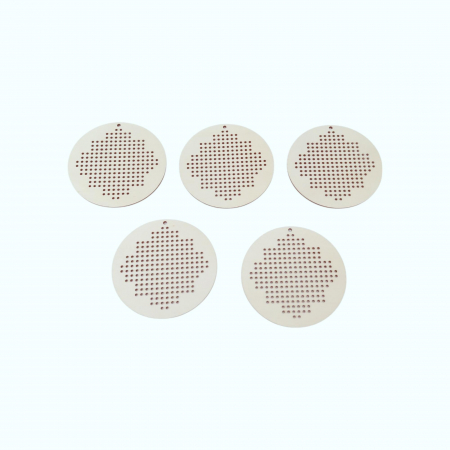 Baza blank cerc, model traditional cu gauri pentru brodat, 10cm [6]