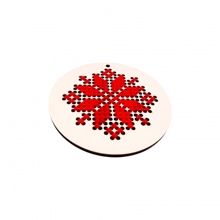 Baza blank cerc, model traditional cu gauri pentru brodat, 10cm [1]