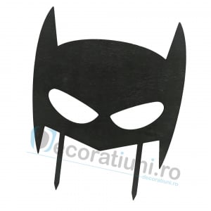 Cake topper pentru copii din lemn - model Batman [1]