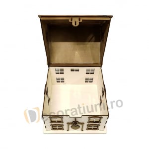 Casa din lemn pentru dar - model Casuta Noastra [4]