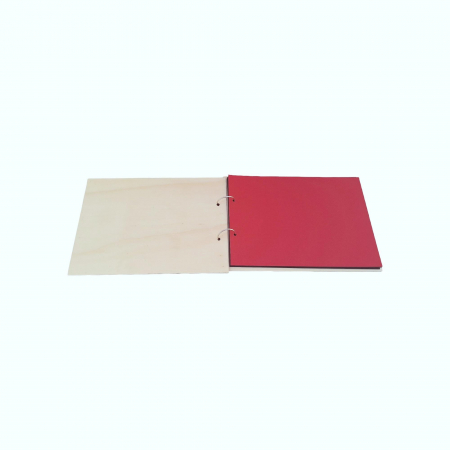 Coperti din lemn - guestbook personalizat - model coronita [4]