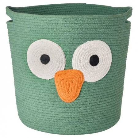 Decoratiuni camera copii - Cos depozitare pentru jucarii din bumbac 35 cm