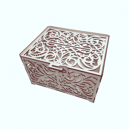 Cutie dar nunta din lemn - 30x24x18cm [1]