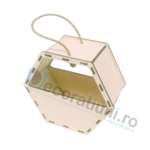 Cutie decorativa din lemn pentru flori - mode Pasly [3]