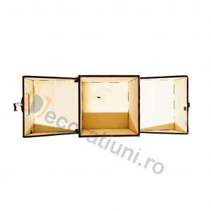 Cutie din lemn ornamentala - model Treasure [6]