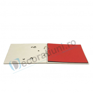 Guestbook din lemn personalizat, guestbook coperti - model ramura cu flori si fluturi [3]