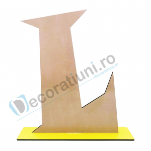 Litere decorative din lemn - model Big Letters [4]