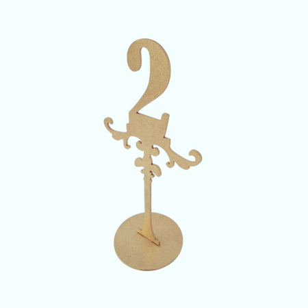 Numar de masa pentru evenimente, auriu, 25cm [3]