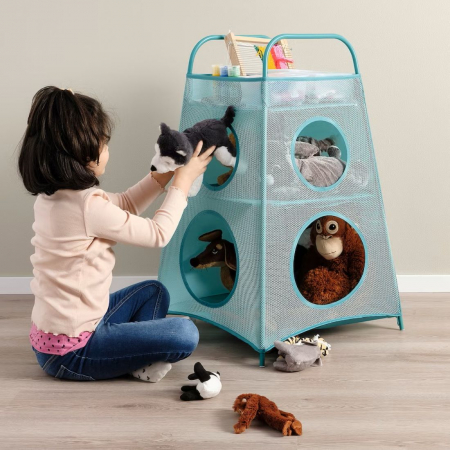 Organizator pentru jucarii turcuaz - L52 x l52 x H82 [3]