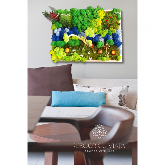 tablou cu licheni - Decor cu viata [2]