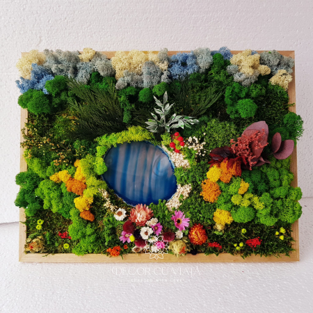 Toate produsele - tablou cu licheni - Decor cu viata