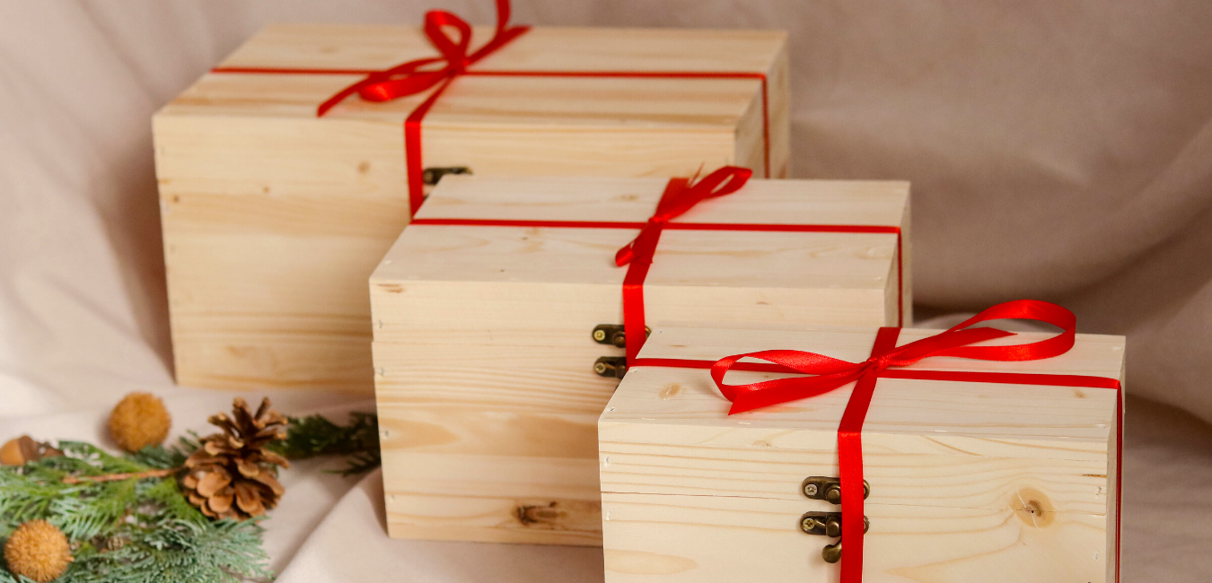 cutii decorative din lemn pentru depozitare