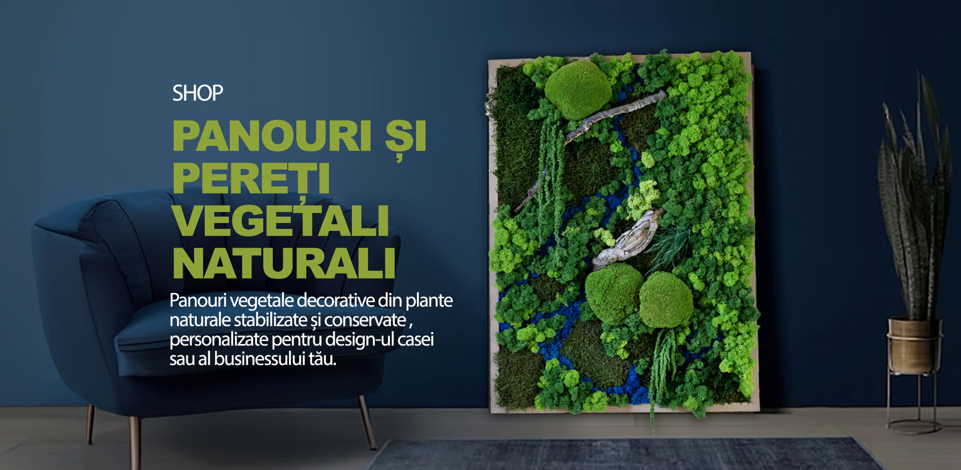 Panouri decorative cu licheni