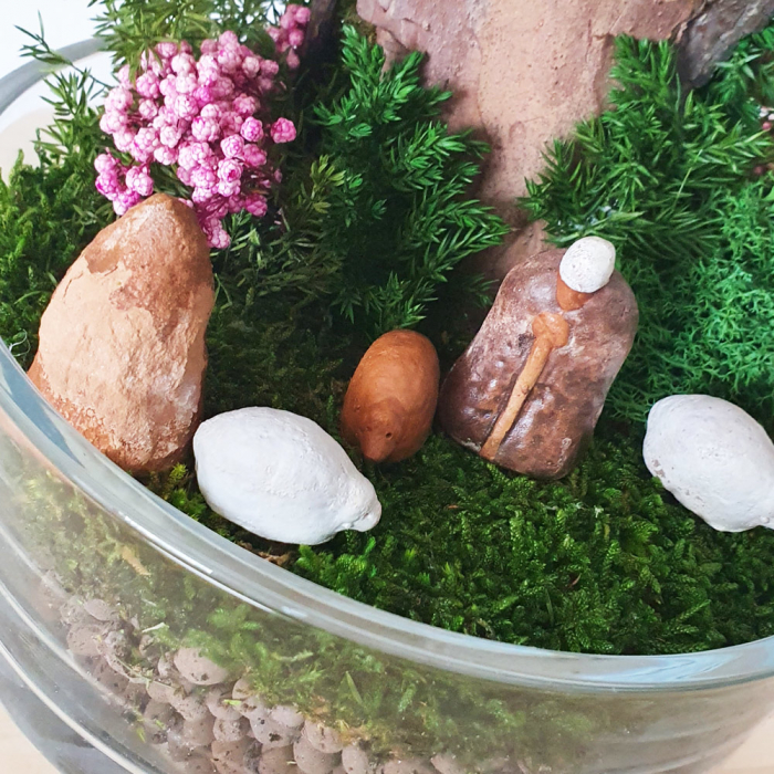 Aranjament decorativ plante naturale stabilizate ,,Peisaj mioritic" [4]