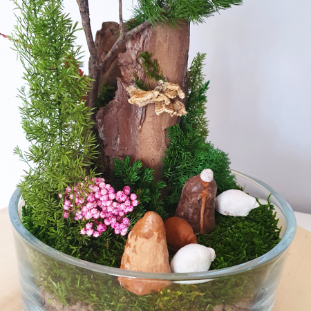Aranjament decorativ plante naturale stabilizate ,,Peisaj mioritic" [4]