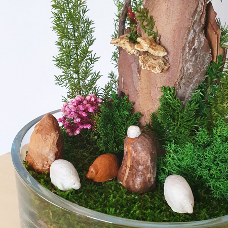 Aranjament decorativ plante naturale stabilizate ,,Peisaj mioritic" [1]
