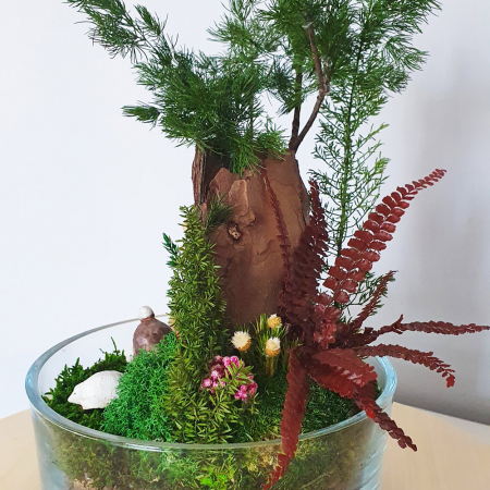 Aranjament decorativ plante naturale stabilizate ,,Peisaj mioritic" [2]