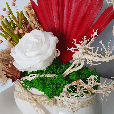 Aranjament floral plante stabilizate Sculptural DecoTerrarium [1]
